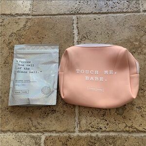 Frank Shimmer Body Scrub Makeup Bag Full size 220 g